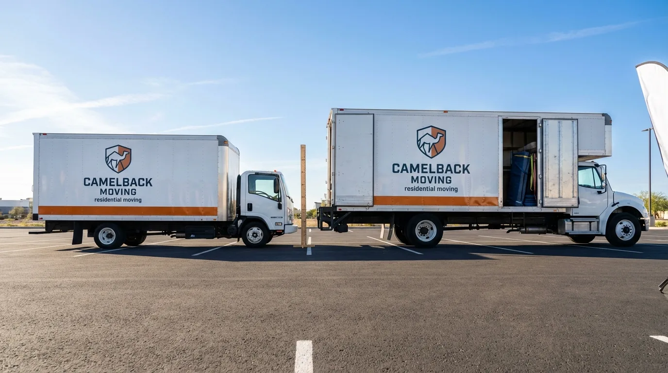 Moving truck size capacity guide in Huntington Park